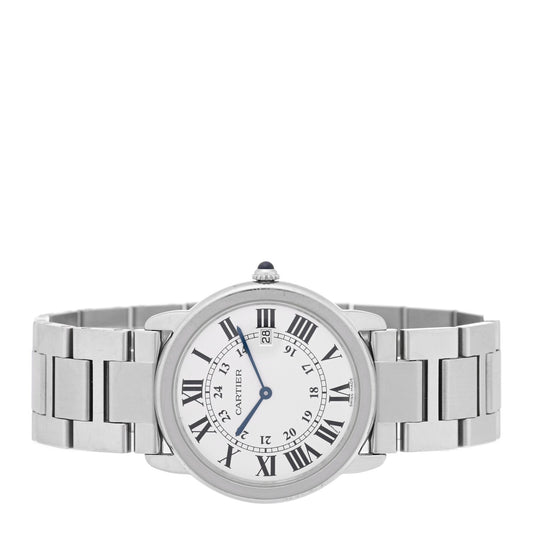 Stainless Steel 36mm Ronde Solo Quartz Watch
