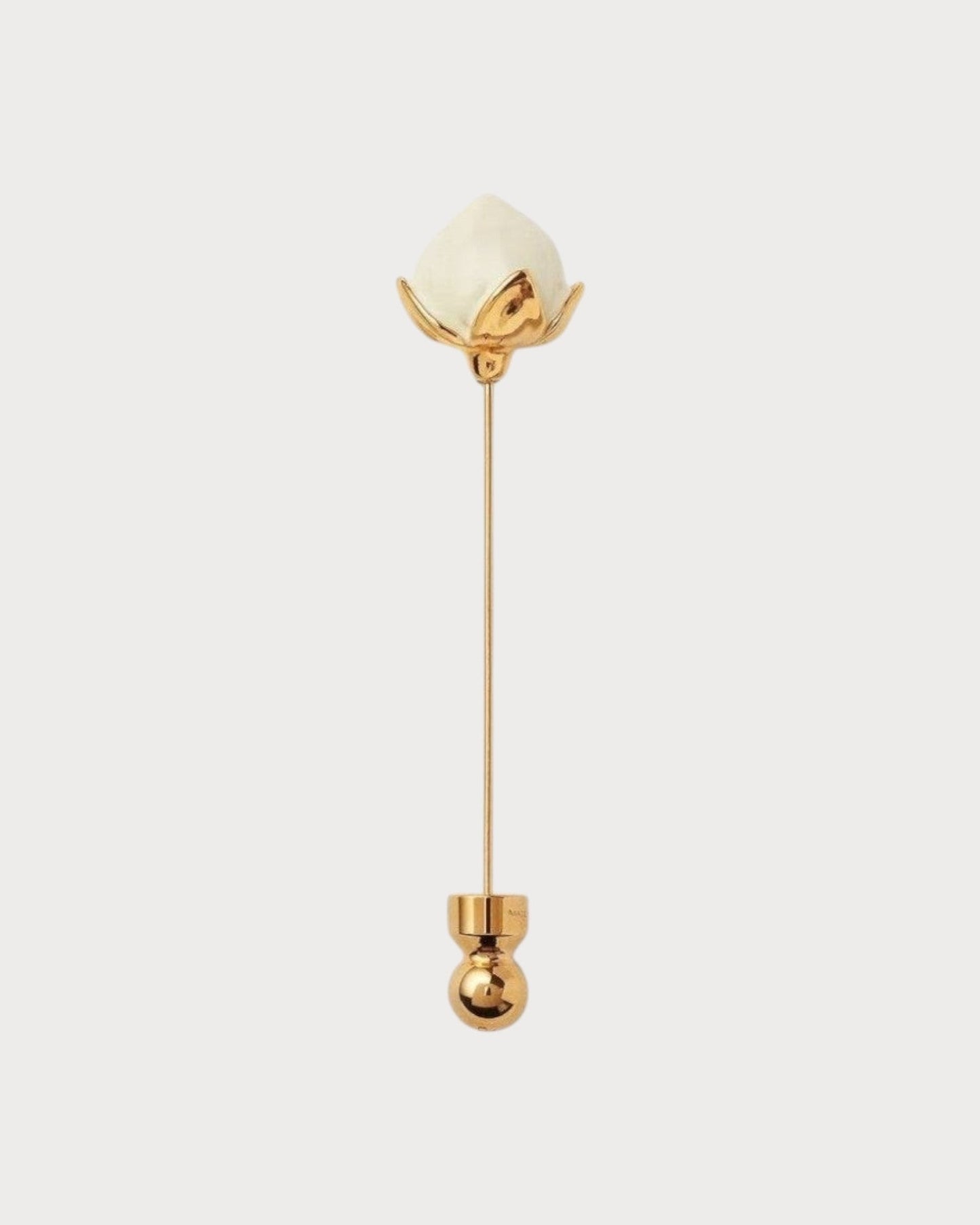 LORO PIANA Linen Flower Bud Pin(3 Colors)