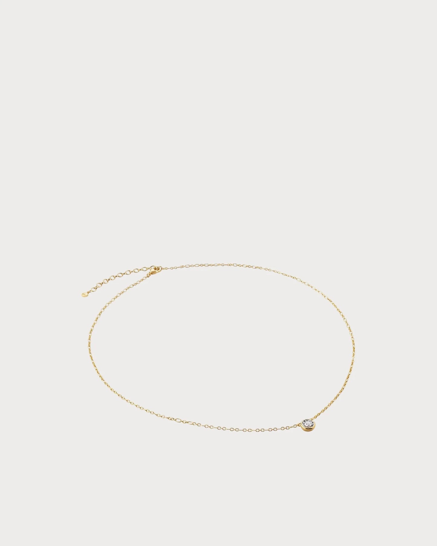 MONICA VINADER Essentials Lab-Grown Diamond Gold Vermeil Necklace(Large/Gold)