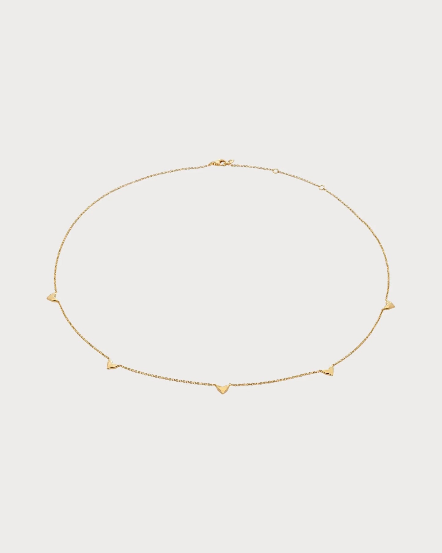 MONICA VINADER Heart Station 18ct Yellow Gold-Plated Vermeil Sterling-Silver Necklace(Gold)