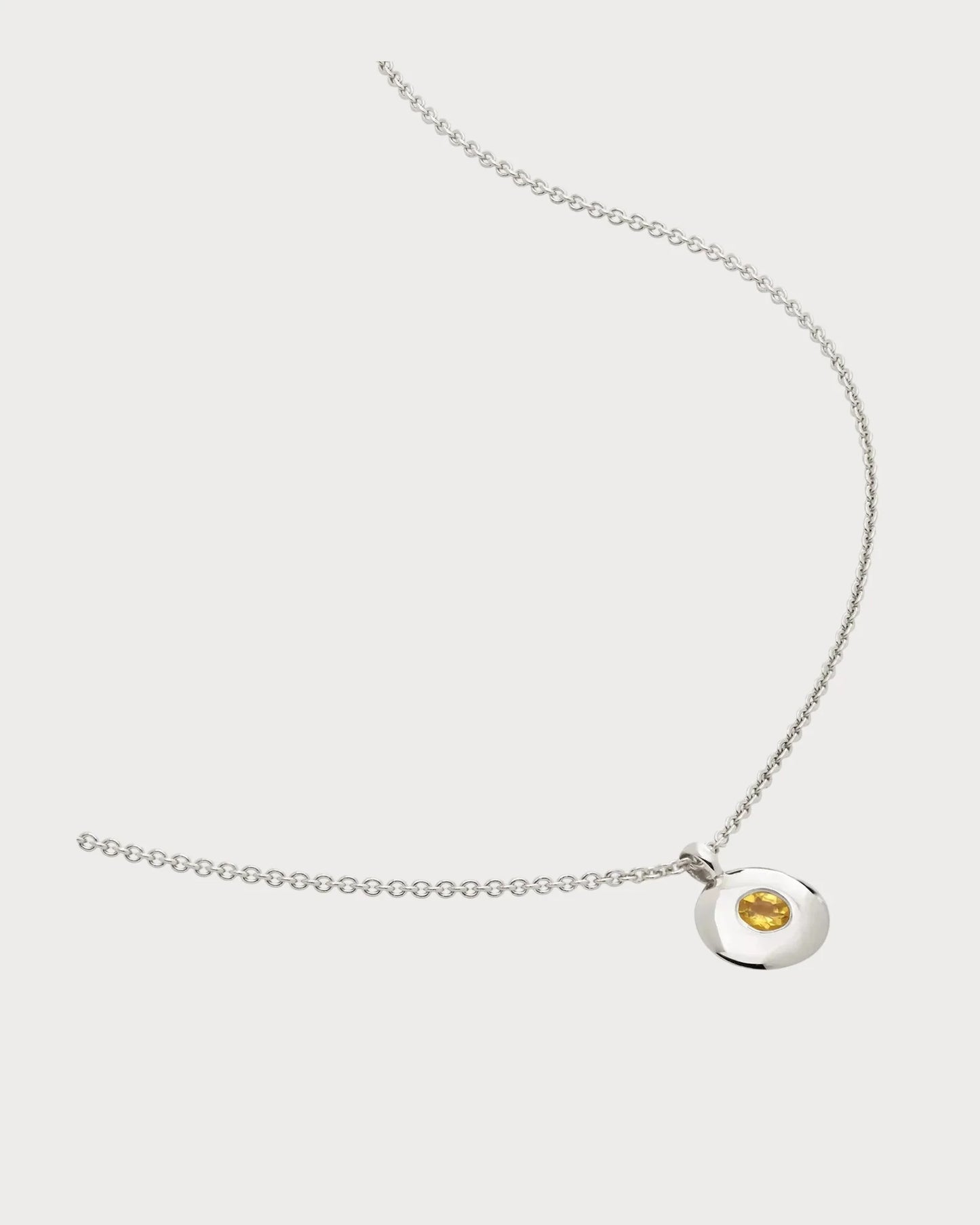 MONICA VINADER November Birthstone Sterling-Silver Necklace(Silver)