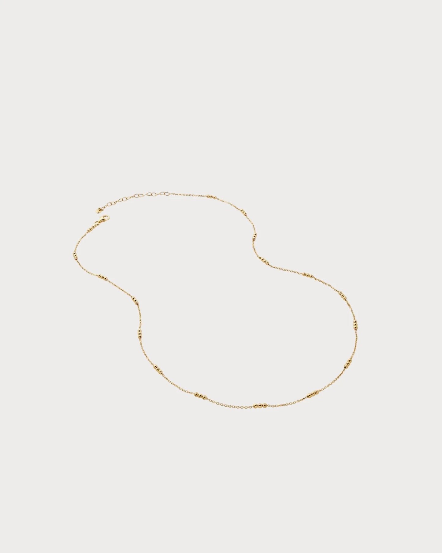 MONICA VINADER Triple-beaded 18ct Gold-Plated Vermeil Sterling-Silver Choker Necklace(Gold)
