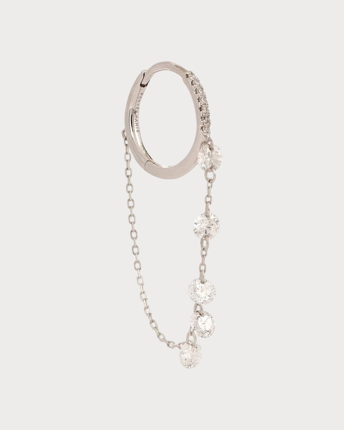 PERSEE White Gold and Diamond Danae Single Earring(White Gold)