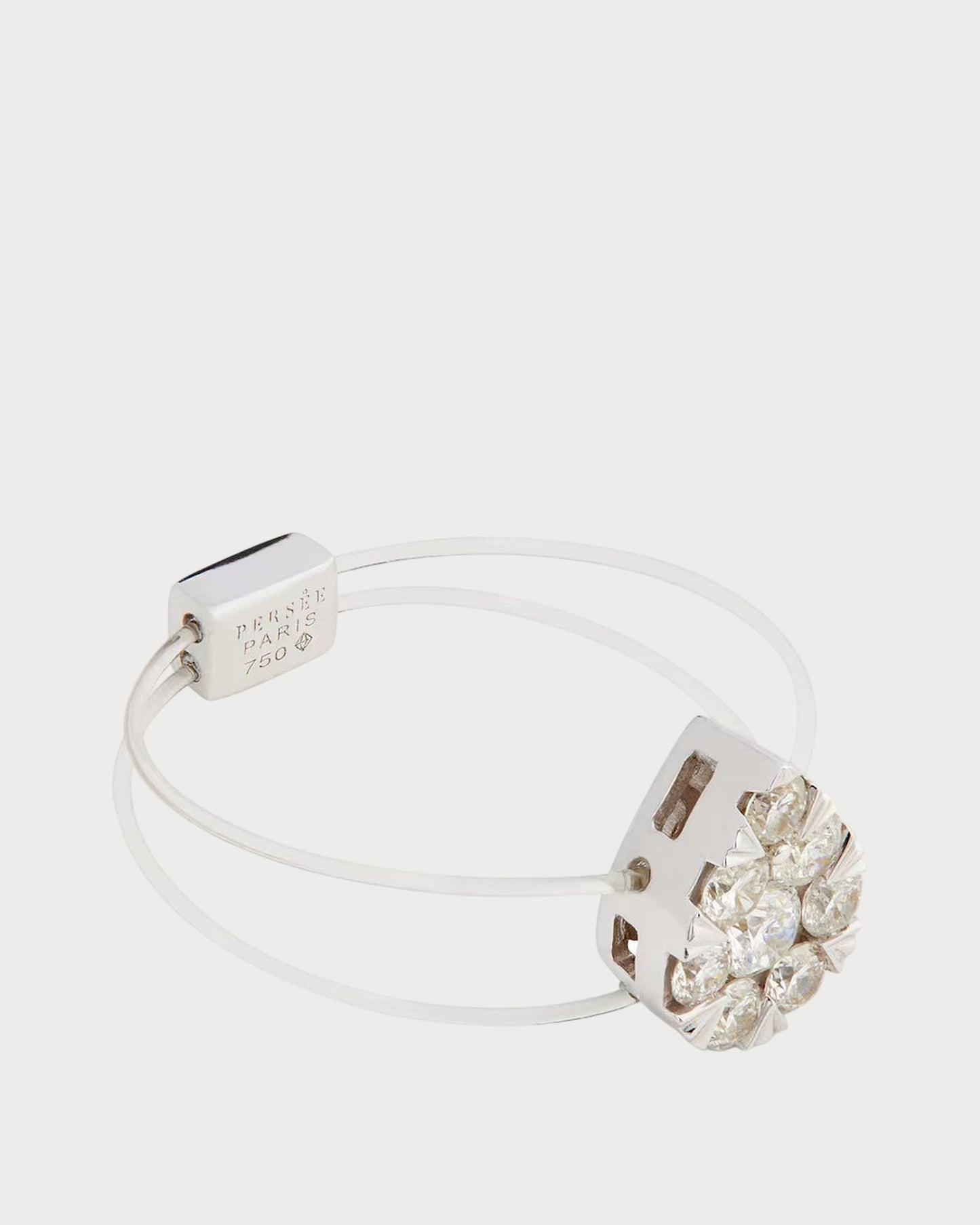 PERSEE White Gold and Diamond Floating Ring(White Gold)