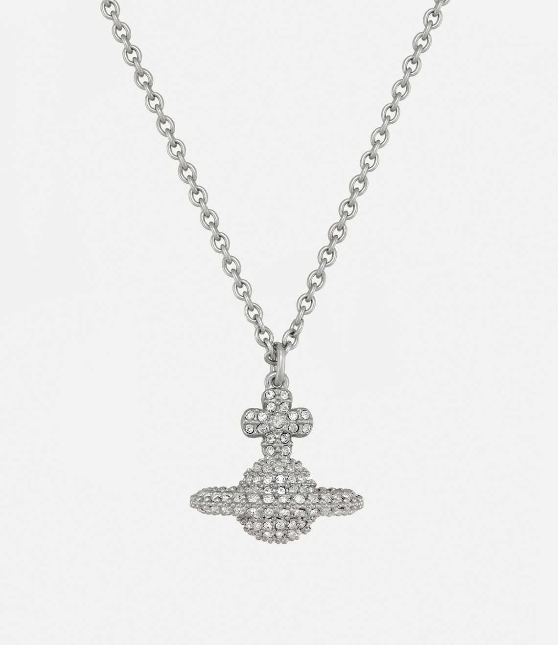VIVIENNE WESTWOOD Grace Pendant Necklace Brass(Small/Silver)