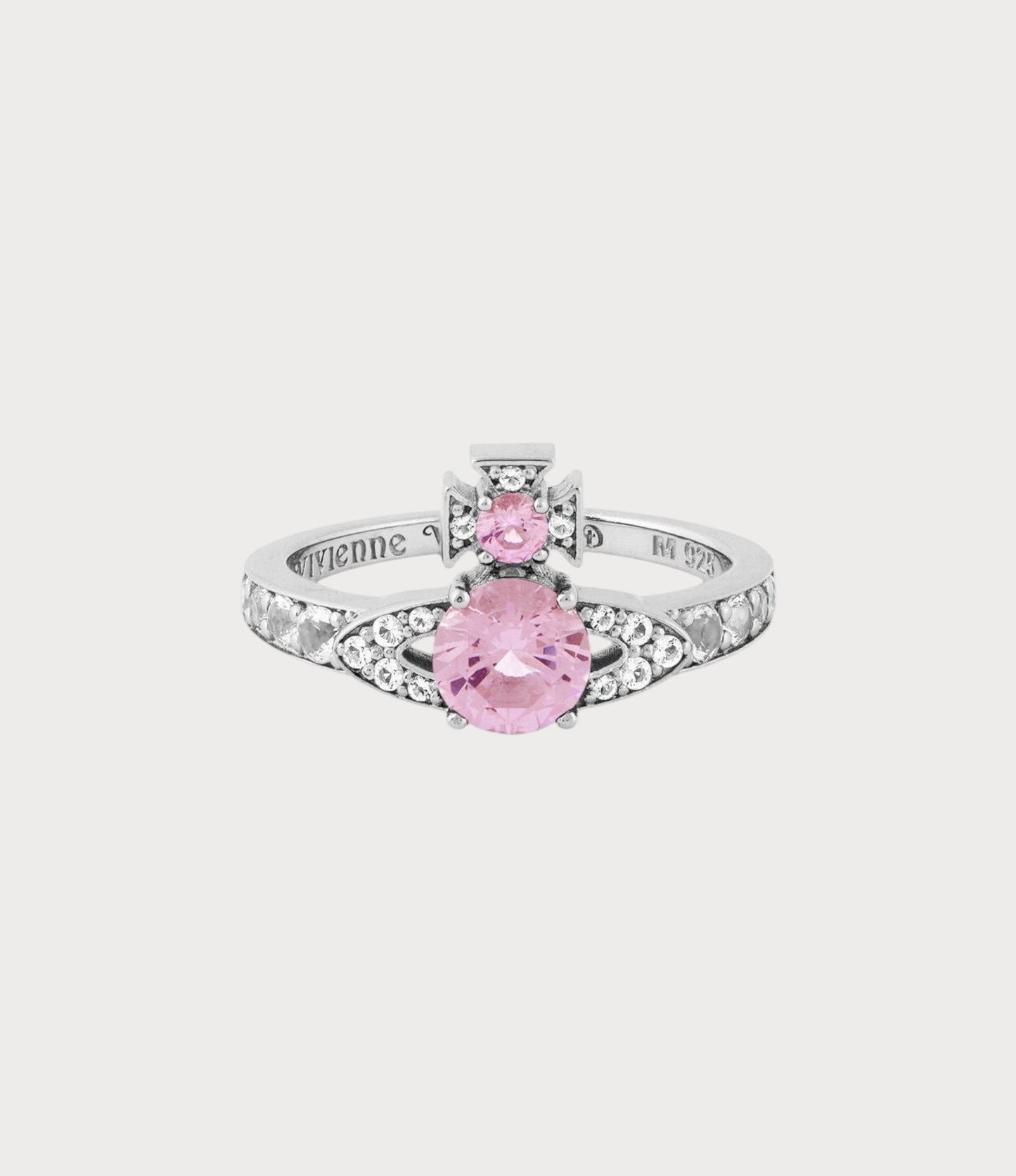 VIVIENNE WESTWOOD Ismene Pink CZ Ring(Pink)