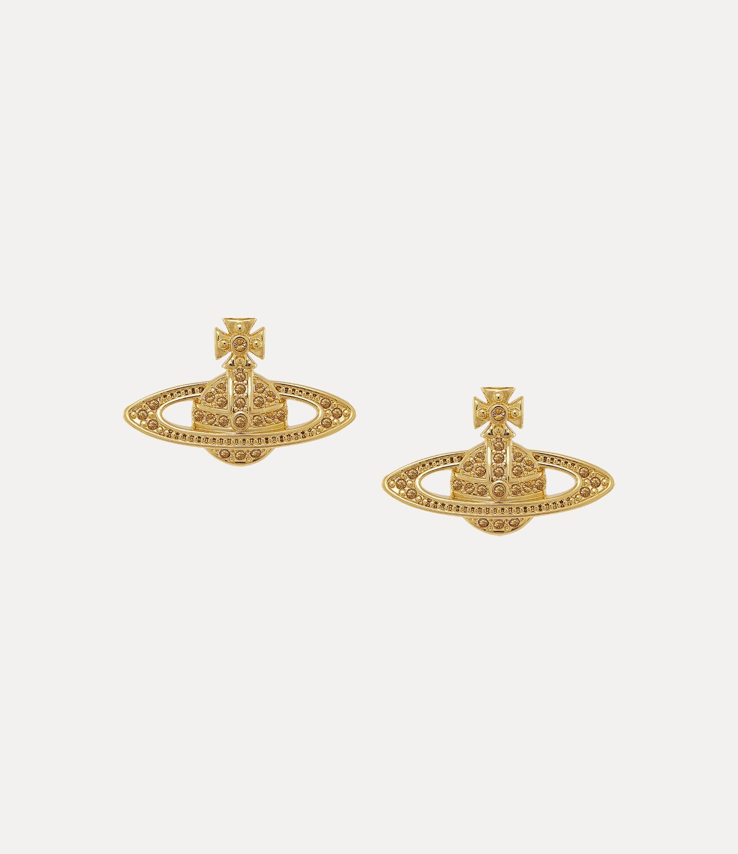 VIVIENNE WESTWOOD Bas Relief Earrings Brass(Mini/2 Colors)