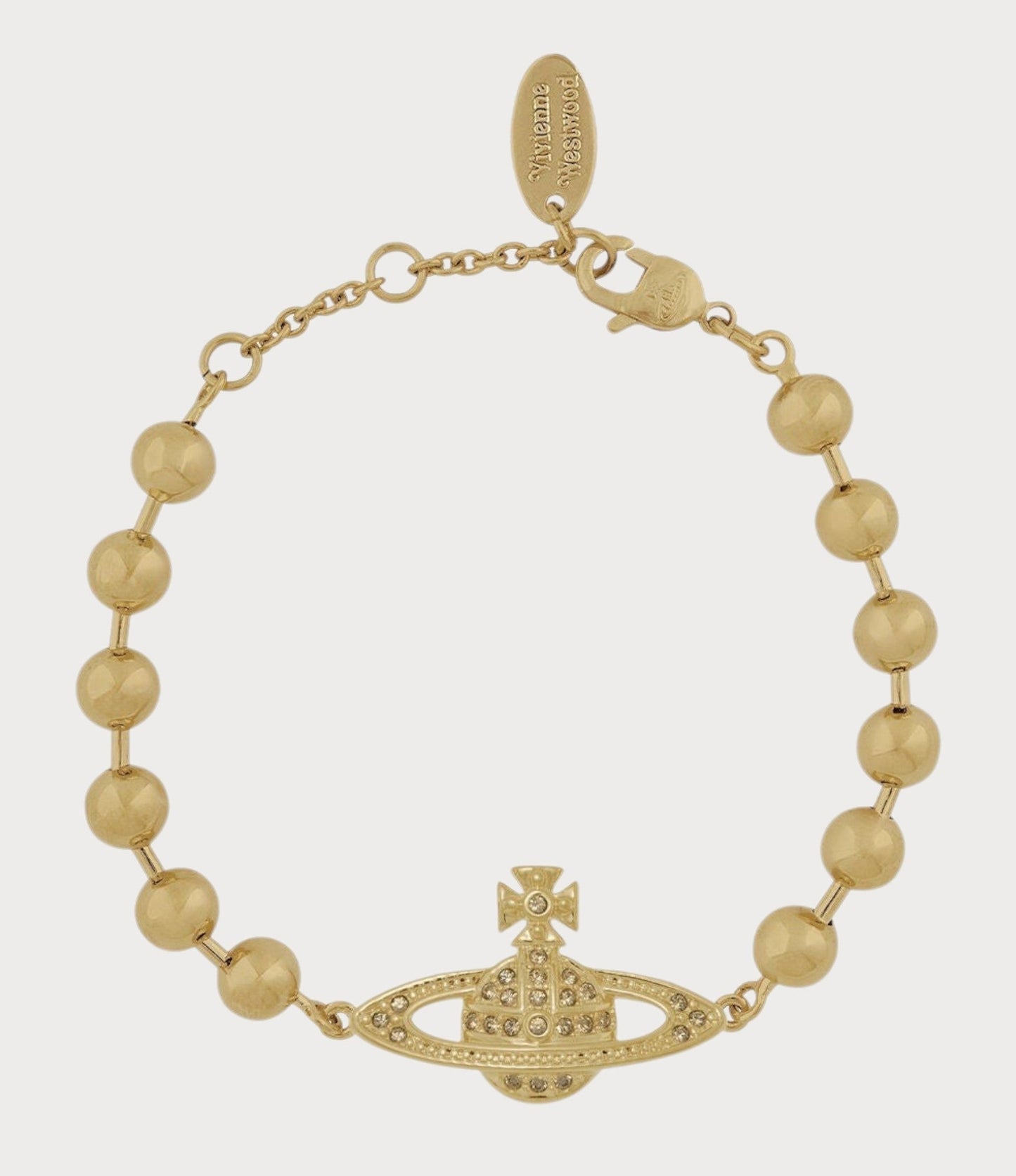 VIVIENNE WESTWOOD Thames Bas Relief Bracelet Brass(Mini/2 Colors)