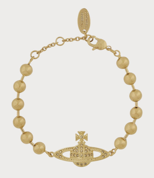 VIVIENNE WESTWOOD Thames Bas Relief Bracelet Brass(Mini/2 Colors)