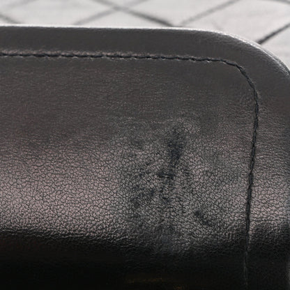 Lambskin Quilted Small Double Flap Black