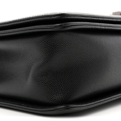 Caviar Quilted New Medium Boy Flap Black