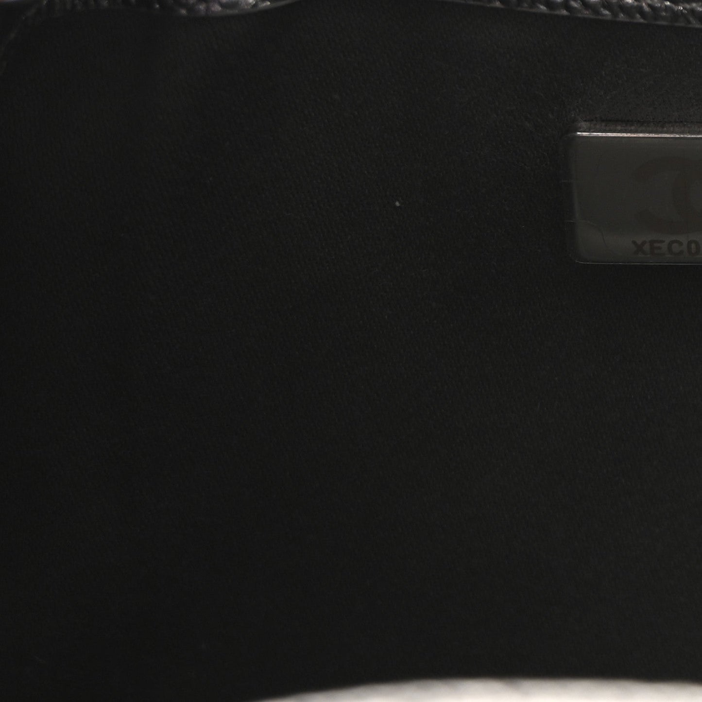 Metallic Caviar Quilted Mini Chanel 25 Handbag Anthracite