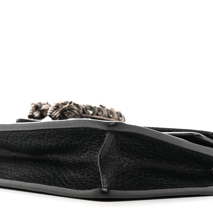 Dollar Calfskin Crystal Super Mini Dionysus Shoulder Bag Black