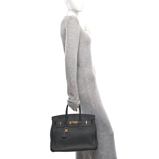 Togo Birkin 35 Black
