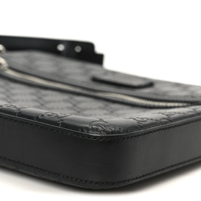 Guccissima Signature Small Messenger Bag Black