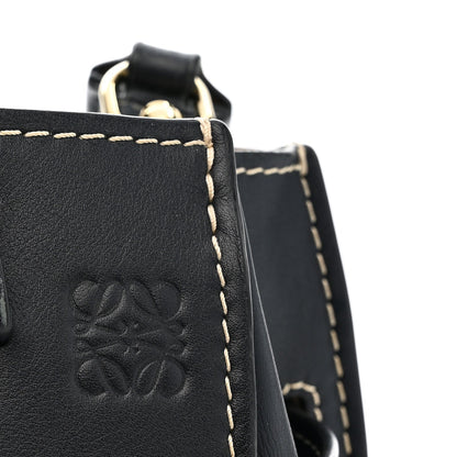 Calfskin Gate Tote Midnight Blue