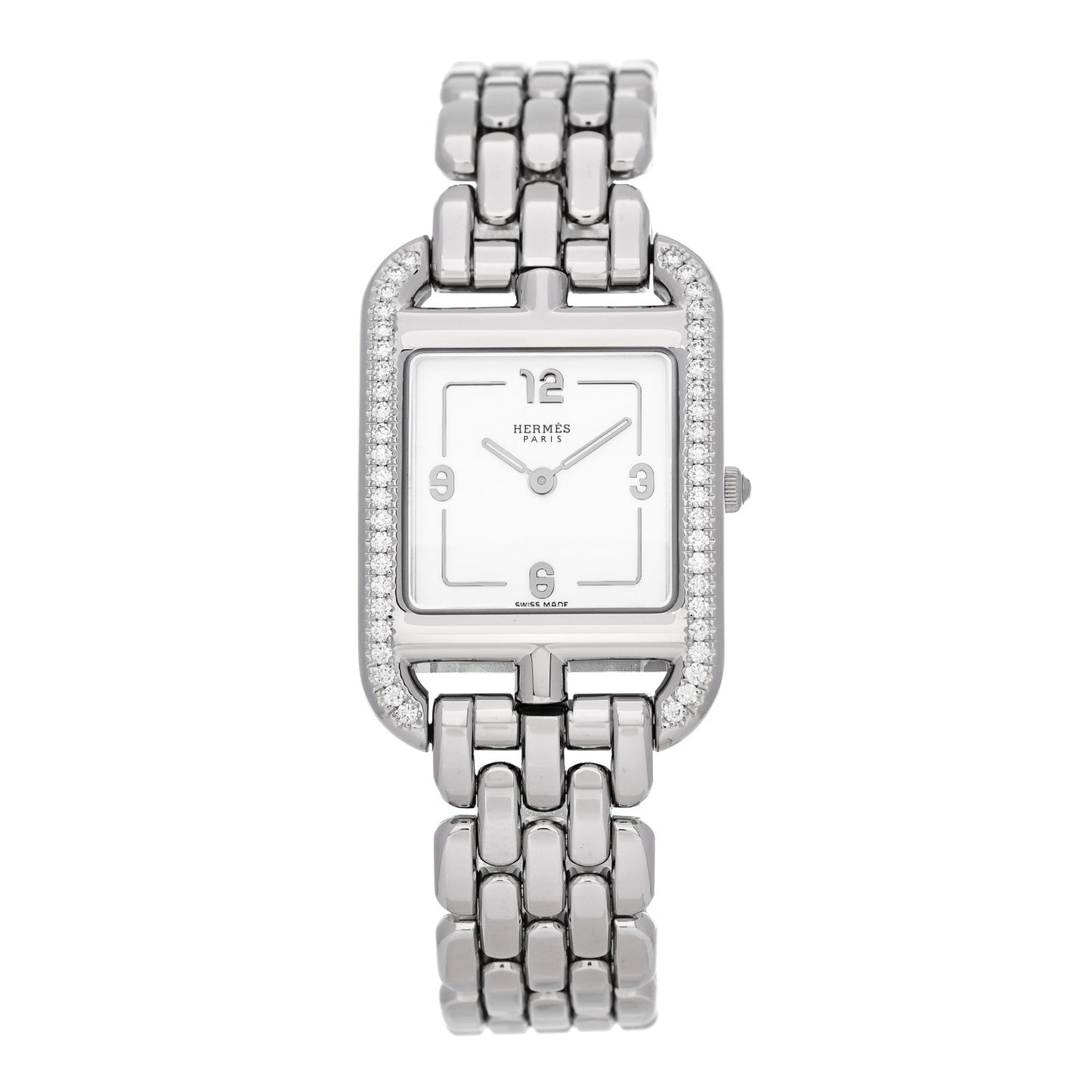 Stainless Steel Diamond Bezel 23mm Cape Cod Quartz Watch