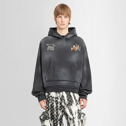 AMRI Vintage Tiger Varsity Hoodie Thickening