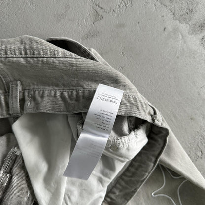 Broken P White Star Pants
