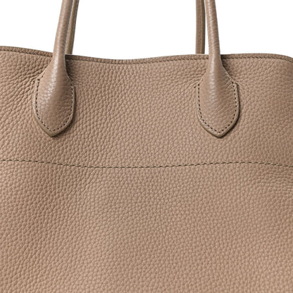 Matte Grained Calfskin Soft Margaux 15 Dark Taupe