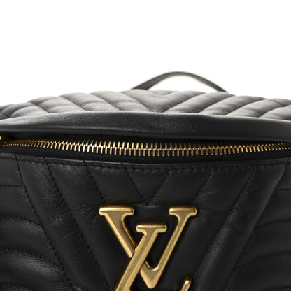 Calfskin Quilted New Wave Bumbag Black
