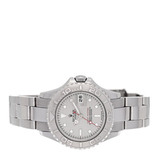 Stainless Steel Platinum 29mm Yacht-Master Watch Silver 169622