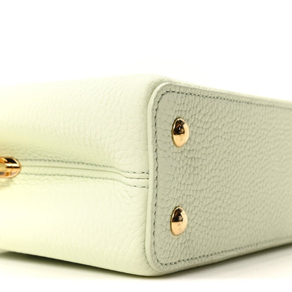 LV X TM Taurillon Mini Capucines Green