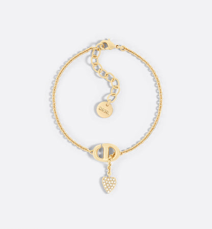 CHRISTIAN DIOR CD Navy Bracelet Gold-Finish Metal(Navy)