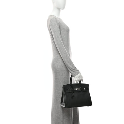 Epsom Birkin 30 Black