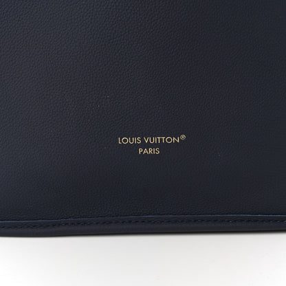 Monogram Calfskin Neo Neverfull Inside Out MM Navy