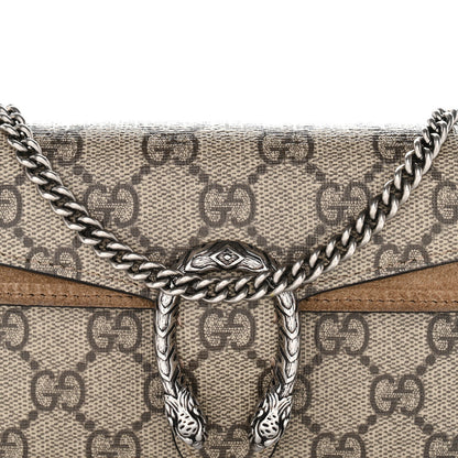 GG Supreme Monogram Super Mini Dionysus Shoulder Bag Taupe