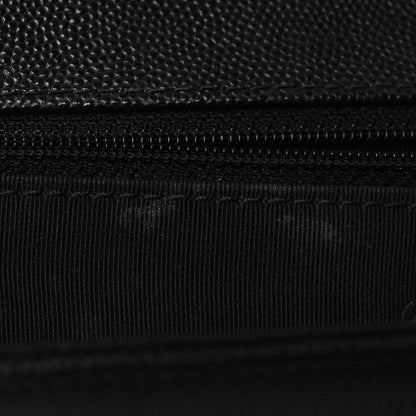 Caviar Quilted New Medium Boy Flap Black