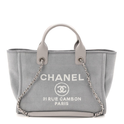 Mixed Fibers Small Deauville Tote Grey