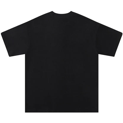 AMRI flower letter logo print T-Shirts
