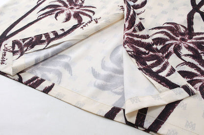 AMRI Twisted Palms silk shirt