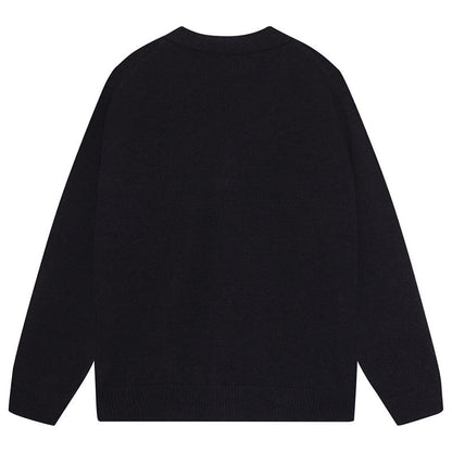 AMRI Cotton V-Neck Bones Cardigan