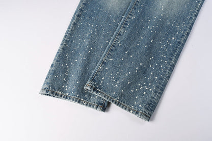 Purple Brand Crystal Diamond Jeans #9126
