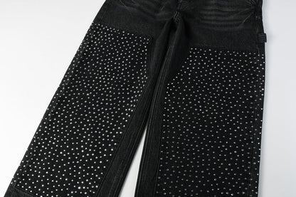 Purple Brand Crystal Diamond Jeans #104