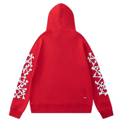 AMRl Stacked Bones Hoodies