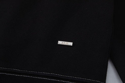 AMRI outline-pocket hoodie