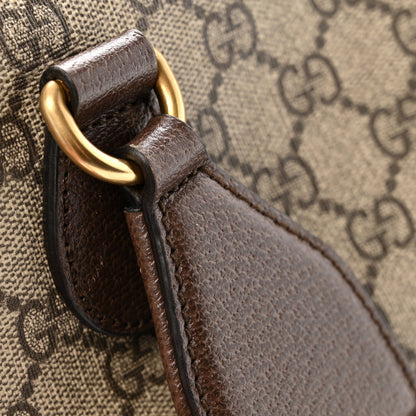GG Supreme Monogram Web Medium Neo Vintage Flap Messenger Bag Beige New Acero
