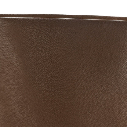 Grained Calfskin Large N/S Park Tote Dark Olive
