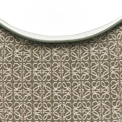 Jacquard Anagram Calfskin Luna Bag Avocado