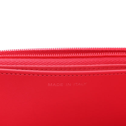 Caviar Quilted Wallet on Chain WOC Dark Pink