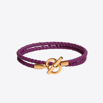 HERMES Double Tour Bracelet Swift Leather(Many)
