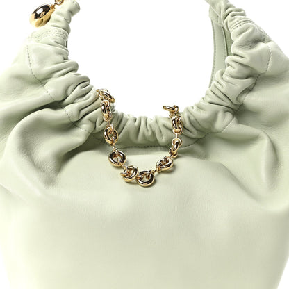 Mellow Nappa Lambskin Small Squeeze Bag Spring Jade