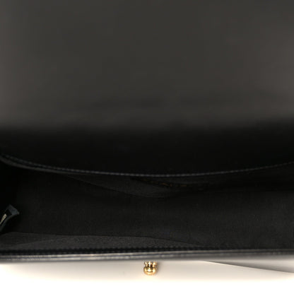 Lambskin Quilted Medium Boy Flap Black
