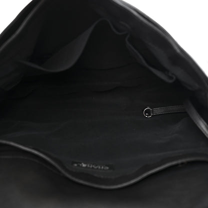 Calfskin Large Boy Reverso Flap Black