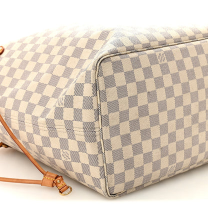 Damier Azur Neo Neverfull GM Rose Ballerine