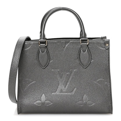 Empreinte Monogram Giant Onthego PM Gun Metal